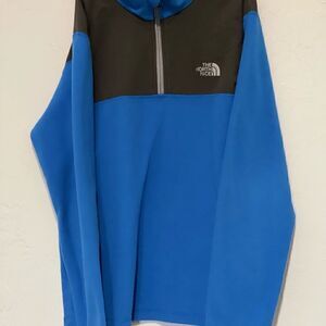The north face kids pullover blue gray L 14/16